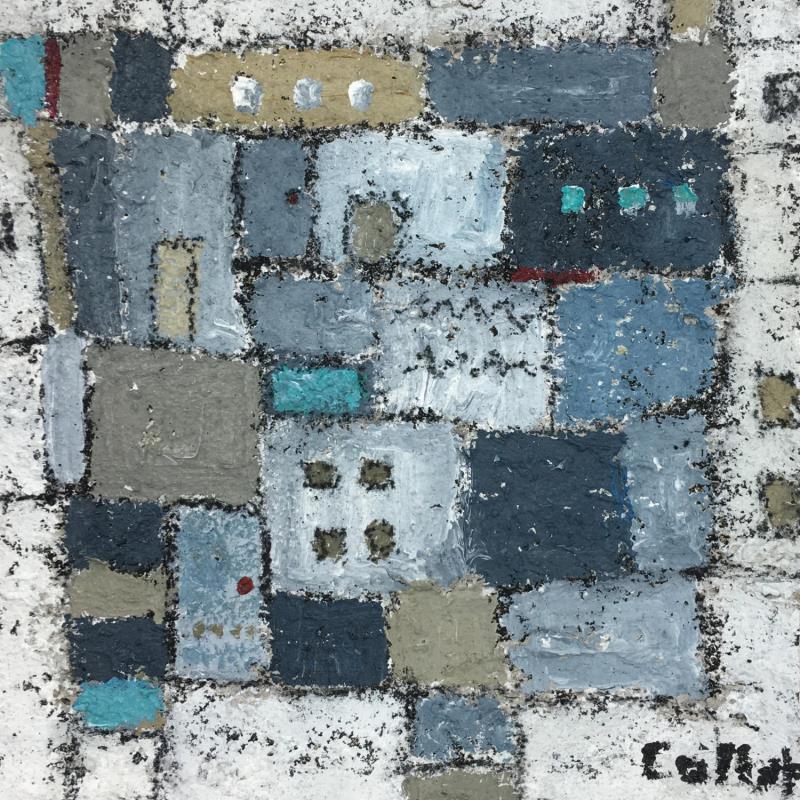 Painting Le quartier 1 by Collet Christine | Painting Acrylic