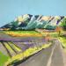 Gemälde Sur la route de la Sainte Victoire von Chen Xi | Gemälde Figurativ Landschaften Öl