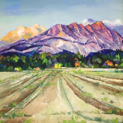 Painting SAINTE VICTOIRE 2020 II by Chen Xi | Painting Figurative Oil Landscapes