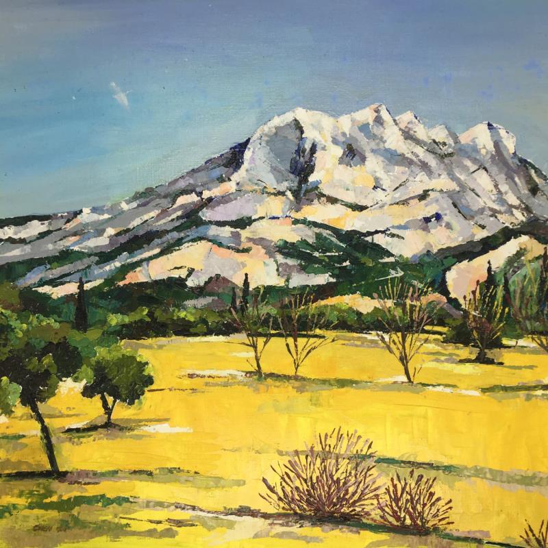 Painting SAINTE VICTOIRE 2020 by Chen Xi | Painting Figurative Landscapes Oil