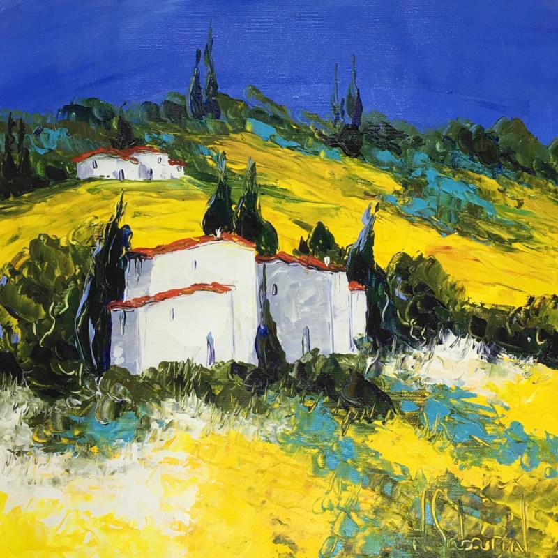 Painting ETE PROVENCALE by Sabourin Nathalie | Painting Oil