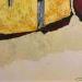 Peinture DEL GROC AL BLANC par Tomàs | Tableau Abstrait Paysages Urbain Minimaliste Carton Huile