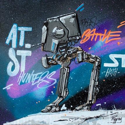 Painting AT-ST by Pappay | Painting Street art Mixed Pop icons