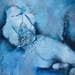 Peinture Bleu d'hiver par Muze | Tableau Figuratif Nu