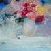 Painting Petal by Petras Ivica | Painting Figurative Still-life Oil