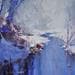 Painting Winter by Petras Ivica | Painting Figurative Landscapes Oil