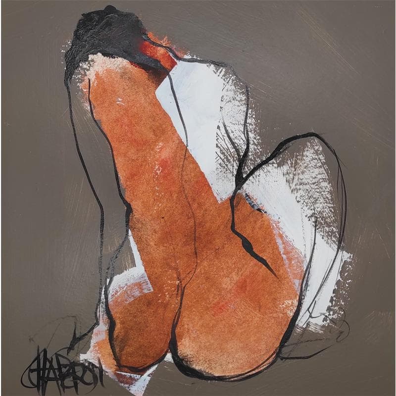 Painting Séduction 1 by Chaperon Martine | Painting Figurative Nude Acrylic