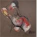Painting Câline by Chaperon Martine | Painting Figurative Nude Acrylic