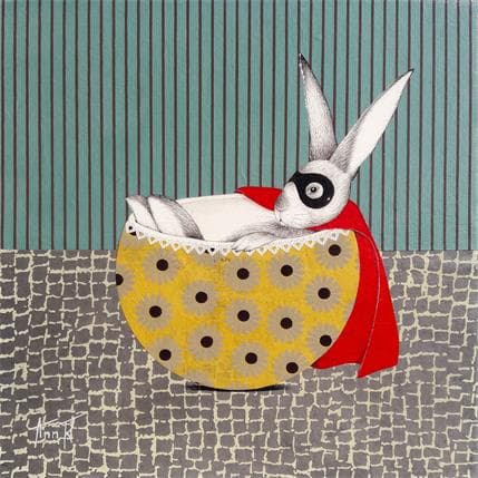 Ann R EN ATTENDANT DE SAUVER LE MONDE TOU2 25 x 25 cm