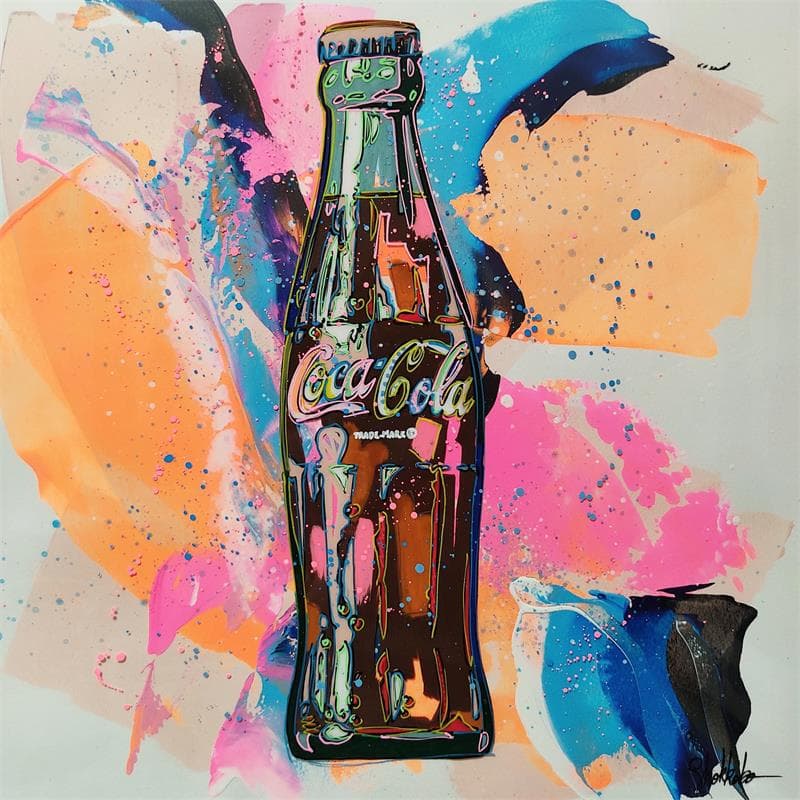 Painting Coca-cola bottle 110d by Shokkobo | Painting