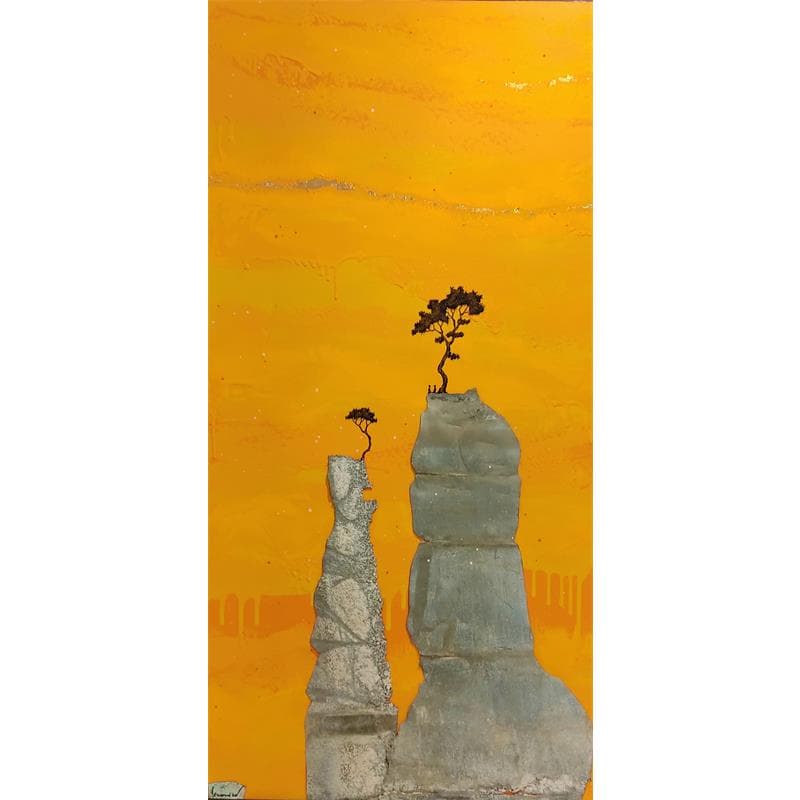 Painting Ao nang tower by Lemonnier  | Painting Subject matter Landscapes, Minimalist