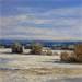 Gemälde Neige en Haute-Provence von Giroud Pascal | Gemälde Figurativ Landschaften Öl