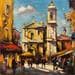 Painting Cathedral of Saint Reparata in Nice by Joro | Painting Figurative Urban Oil