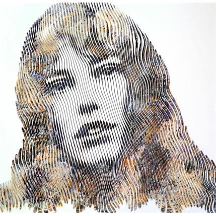 Peinture Jane Birkin Forever par Schroeder Virginie | Tableau Pop-art Acrylique Icones Pop