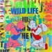 Gemälde Wild life von Euger Philippe | Gemälde Pop-Art Pop-Ikonen Graffiti Acryl