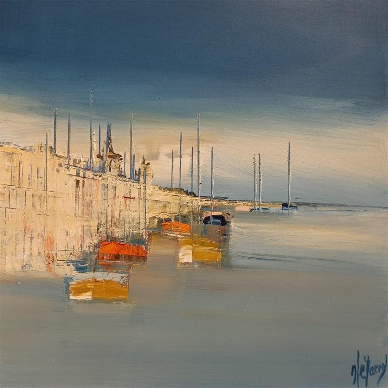 Painting ST67-Br by Héraud Alain | Painting Figurative Oil Marine