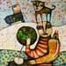 Peinture Landscape par Casado Dan  | Tableau Art Singulier Scènes de vie Acrylique