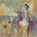 Gemälde Le vase à fleurs von De Sousa Miguel | Gemälde Art brut Alltagsszenen
