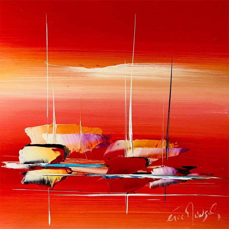 Gemälde Red dream von Munsch Eric | Gemälde Figurativ Marine Öl