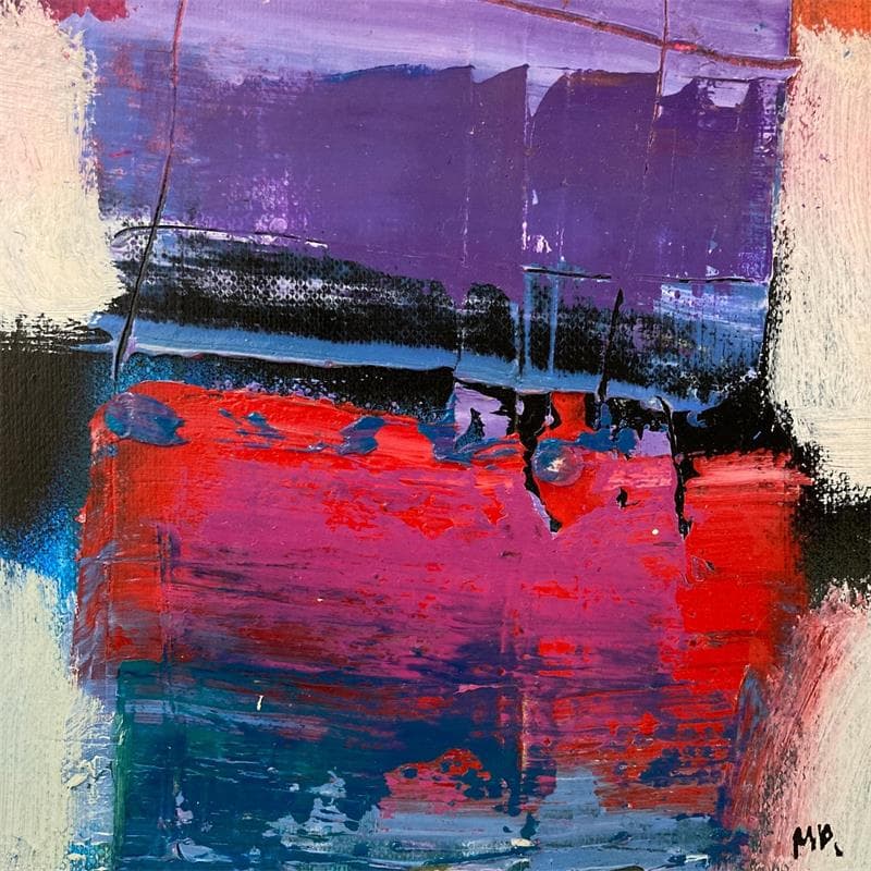 Painting F1#05 by Pedersen Morten | Painting Abstract Mixed Minimalist