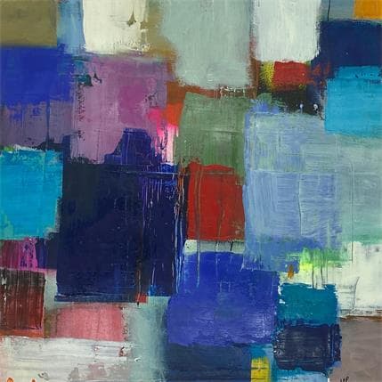 Painting F4#18 by Pedersen Morten | Painting Abstract Mixed Minimalist