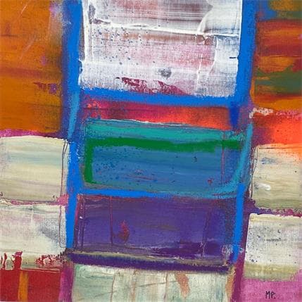 Painting F3#19 by Pedersen Morten | Painting Abstract Mixed Minimalist