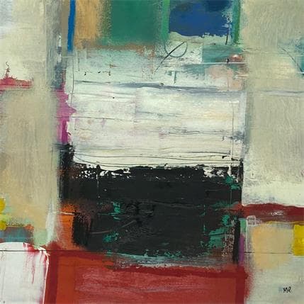 Painting F4#07 by Pedersen Morten | Painting Abstract Mixed Minimalist
