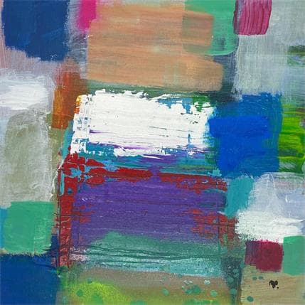 Painting F3#17 by Pedersen Morten | Painting Abstract Mixed Minimalist