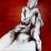 Painting Emily  by Sahuc François | Painting Figurative Nude Acrylic