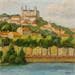Painting Les rives de la Saône by Arkady | Painting