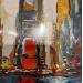 Painting COLORS IN THE CITY by Bond Tetiana | Painting Oil