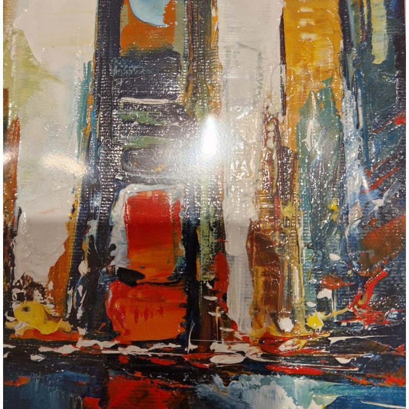 Painting COLORS IN THE CITY by Bond Tetiana | Painting Oil