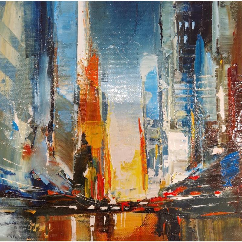 Painting SUN IN THE STREET by Bond Tetiana | Carré d'artistes