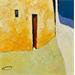 Painting Carrer 3 by Tomàs | Painting Abstract Urban Life style Minimalist Oil