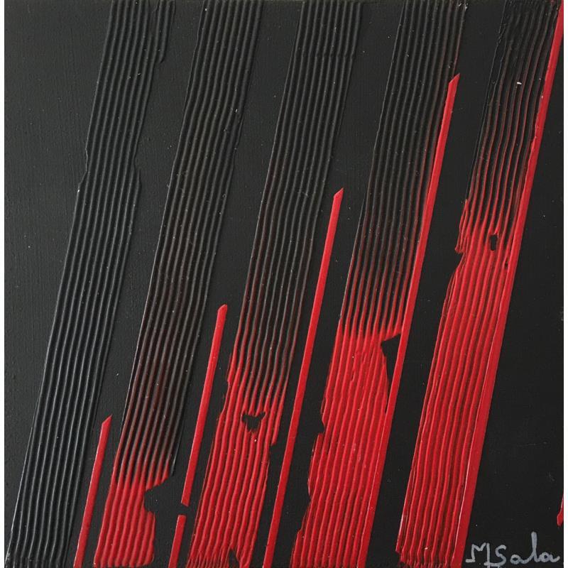 Painting Génèse by Sala Michèle | Painting Abstract Minimalist Acrylic