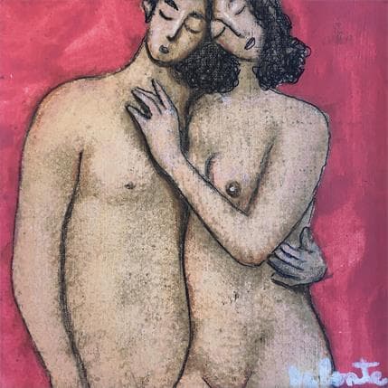 Painting Desnudos by De Ponte Sandro | Painting Figurative Acrylic Nude
