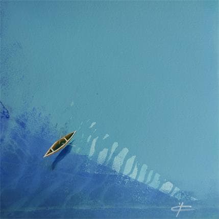 Peinture Silence 2 par Gozdz Joanna | Tableau Figuratif Acrylique, Huile Marine