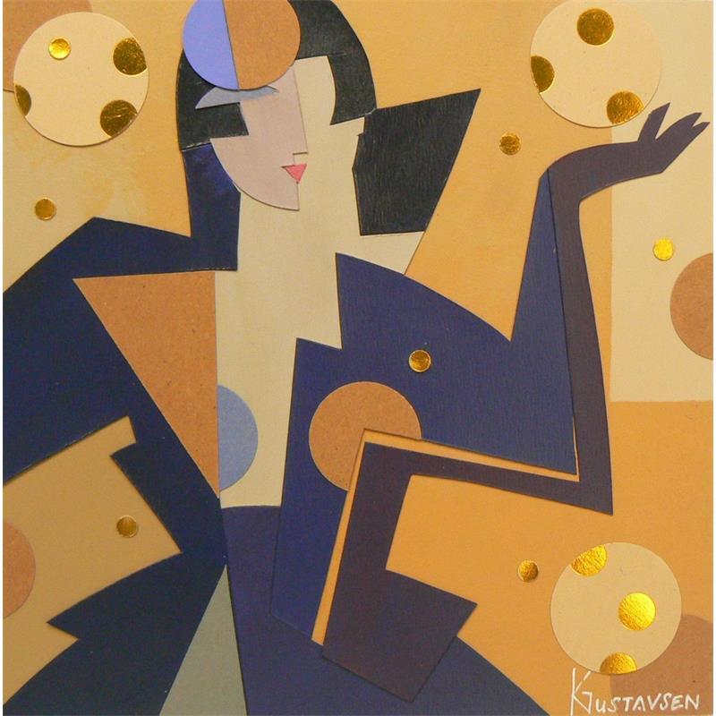 Painting Golden circus by Gustavsen Karl | Painting