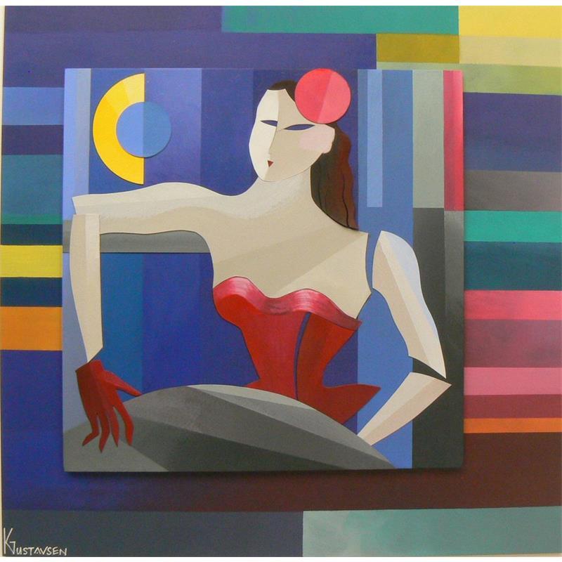 Painting Night color by Gustavsen Karl | Painting