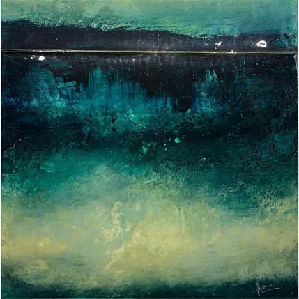 Painting Abstraction #5659 by Hévin Christian | Painting Abstract Mixed Landscapes, Marine, Minimalist