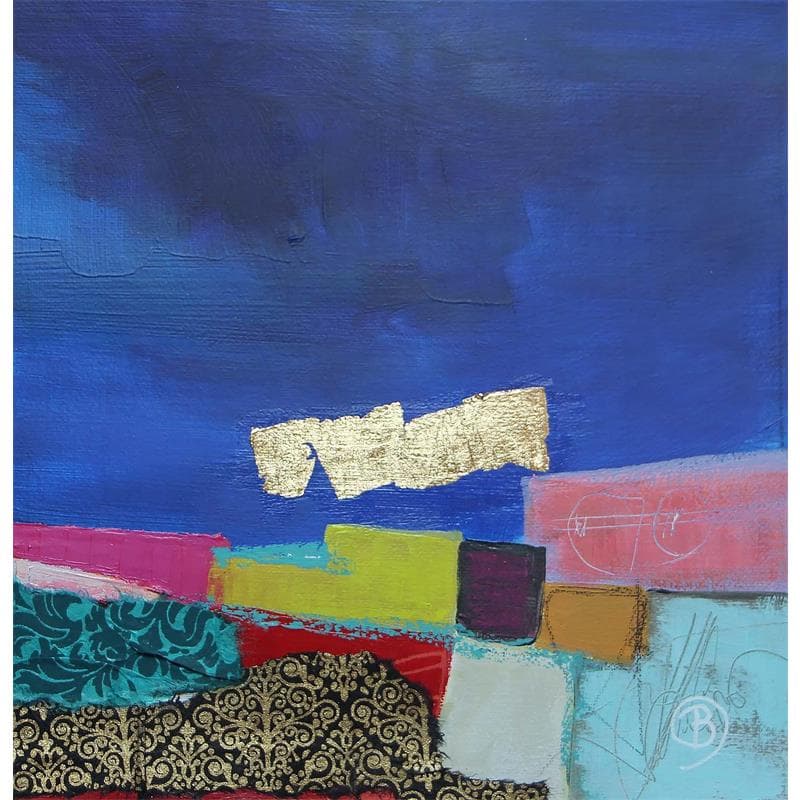 Painting St19-0202 by Lau Blou | Painting Raw art Mixed Minimalist