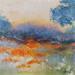 Peinture Prairie au matin par Lyn | Tableau Figuratif Paysages Huile