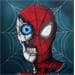 Peinture Spiderman par Geiry | Tableau Figuratif Portraits Icones Pop
