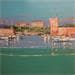 Painting Reflets du Vieux-Port by Corbière Liisa | Painting Figurative Landscapes Marine Oil