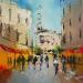 Painting Tour de ville by Raffin Christian | Painting Oil