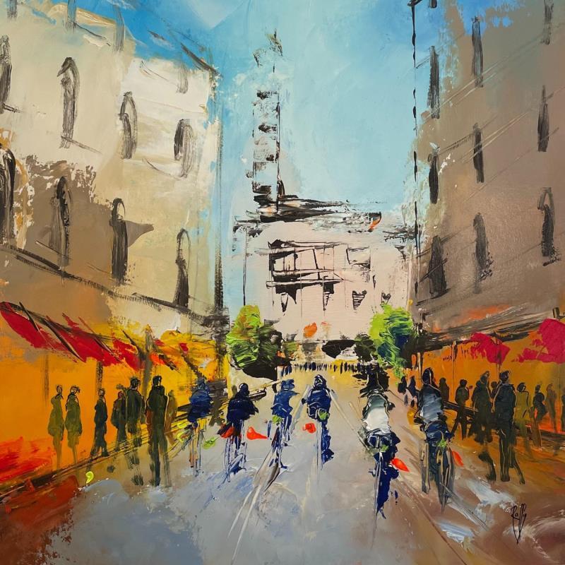 Painting Tour de ville by Raffin Christian | Painting  Oil