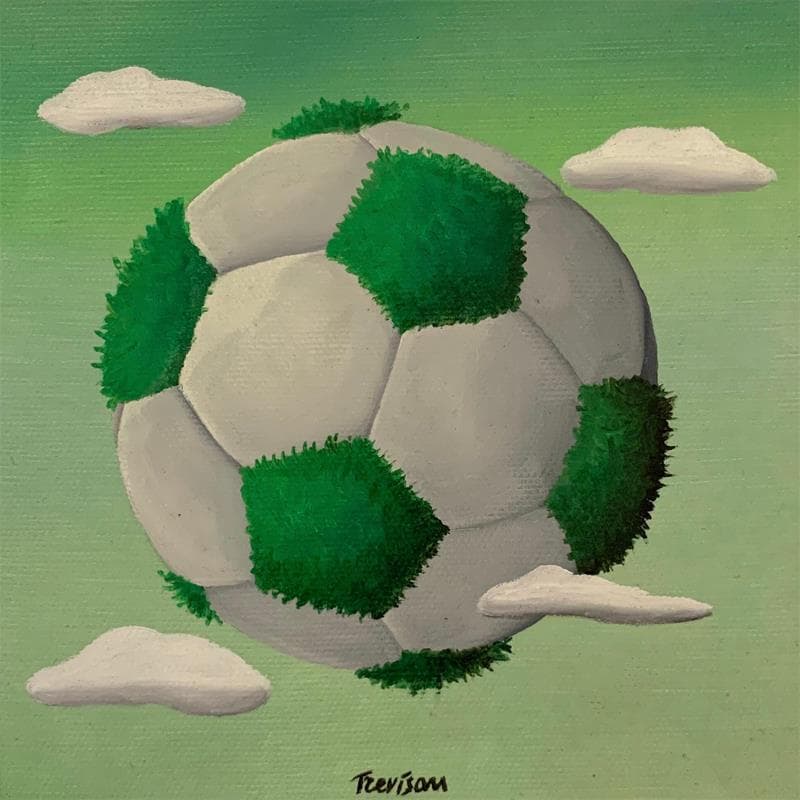 Painting Ecological ball by Trevisan Carlo | Painting Oil