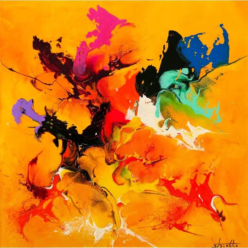Painting 18.11.25 by Zdzieblo Thierry | Painting Abstract Acrylic Minimalist