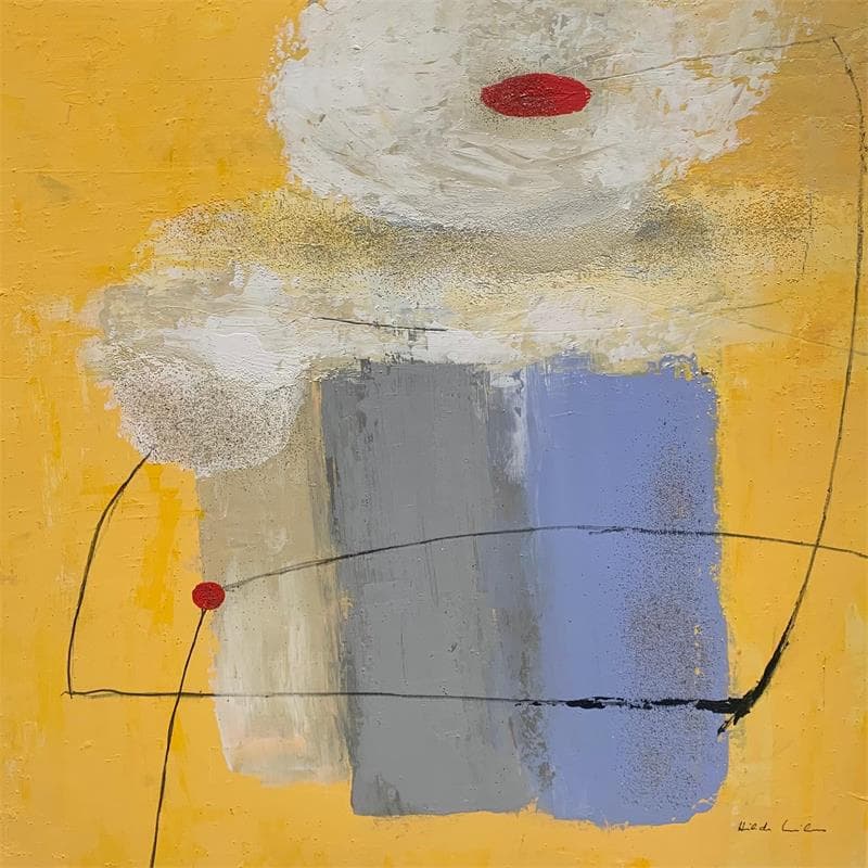 Painting D37 by Wilms Hilde | Painting Abstract Minimalist