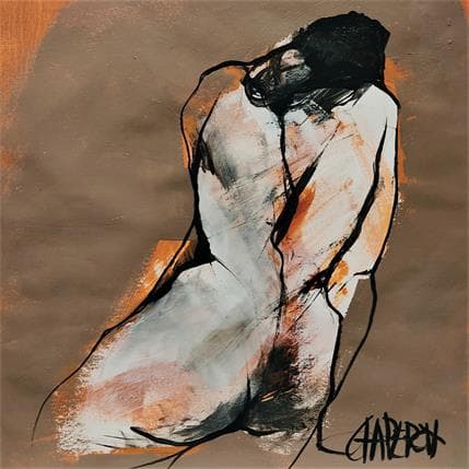 Painting JEU DE TACHES N°1 by Chaperon Martine | Painting Figurative Mixed Nude